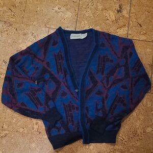 Geometric Patterned Cardigan